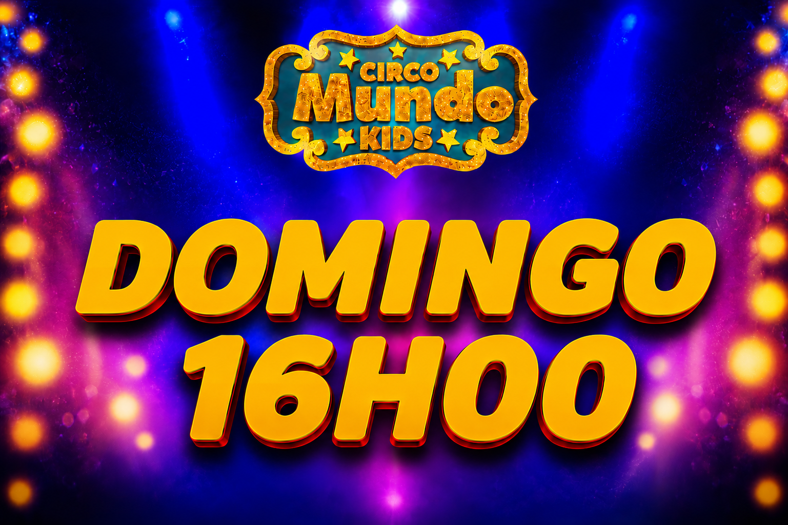 TEMPORADA EM PETROLINA | Dia 18/10 Domingo | Sessão 16h