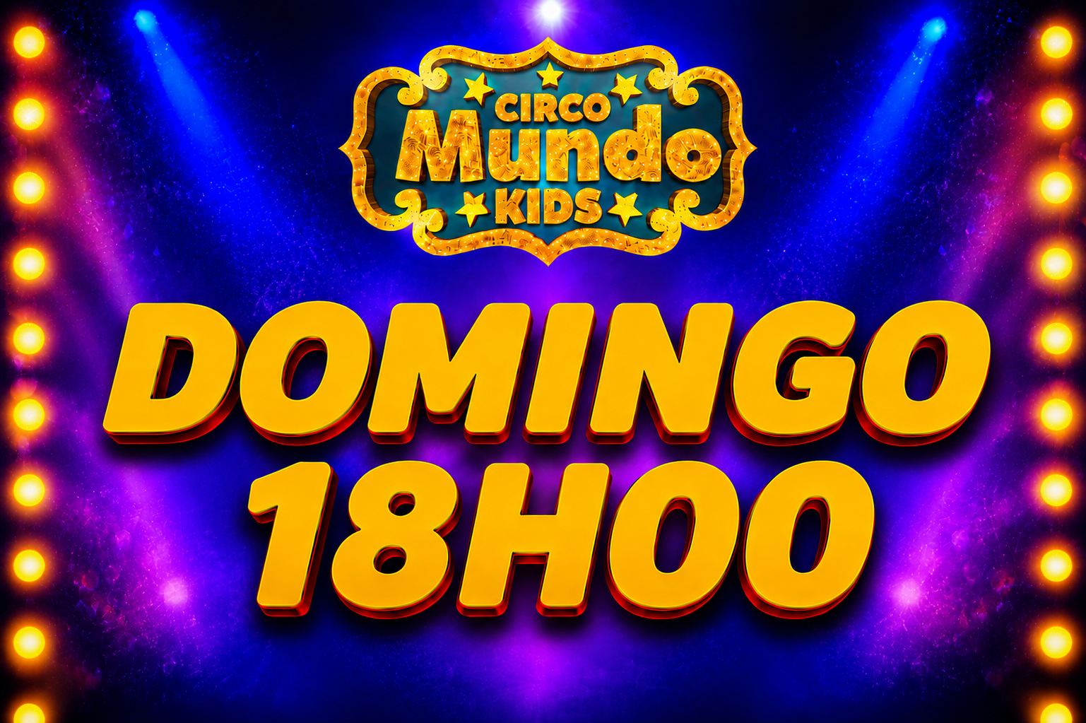 TEMPORADA EM PETROLINA | Dia 18/10 Domingo | Sessão 18h